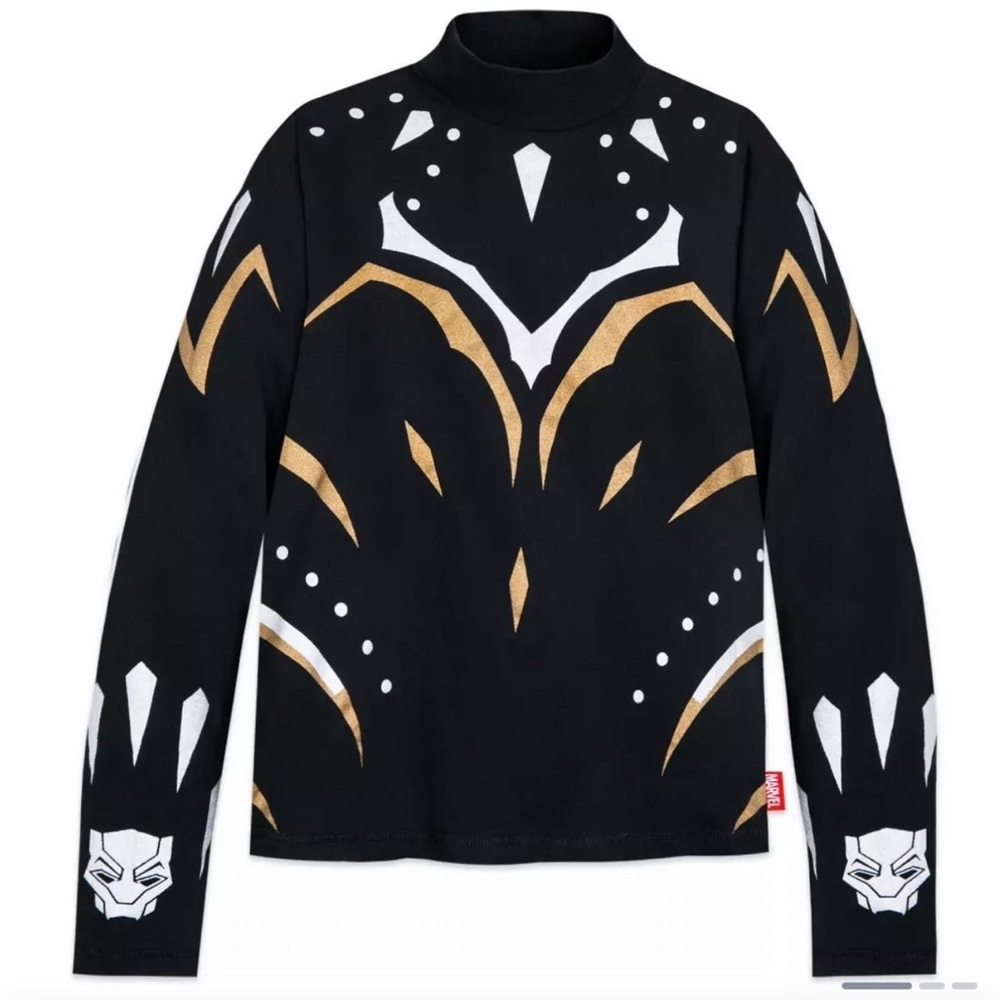 *New*Disney Official Merchandise Black Panther Top -Wakanda Forever(1X)